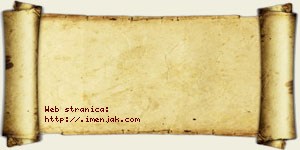 Gala Joksimović vizit kartica